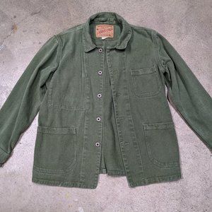 Labour union denim chore coat tag size L (US S/M)